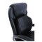 SertaPedic Supports Up to 400 lbs. 19 in. to 22 in. Seat Height Cosset Big and Tall Executive Chair - Black Seat/Back, Slate Base